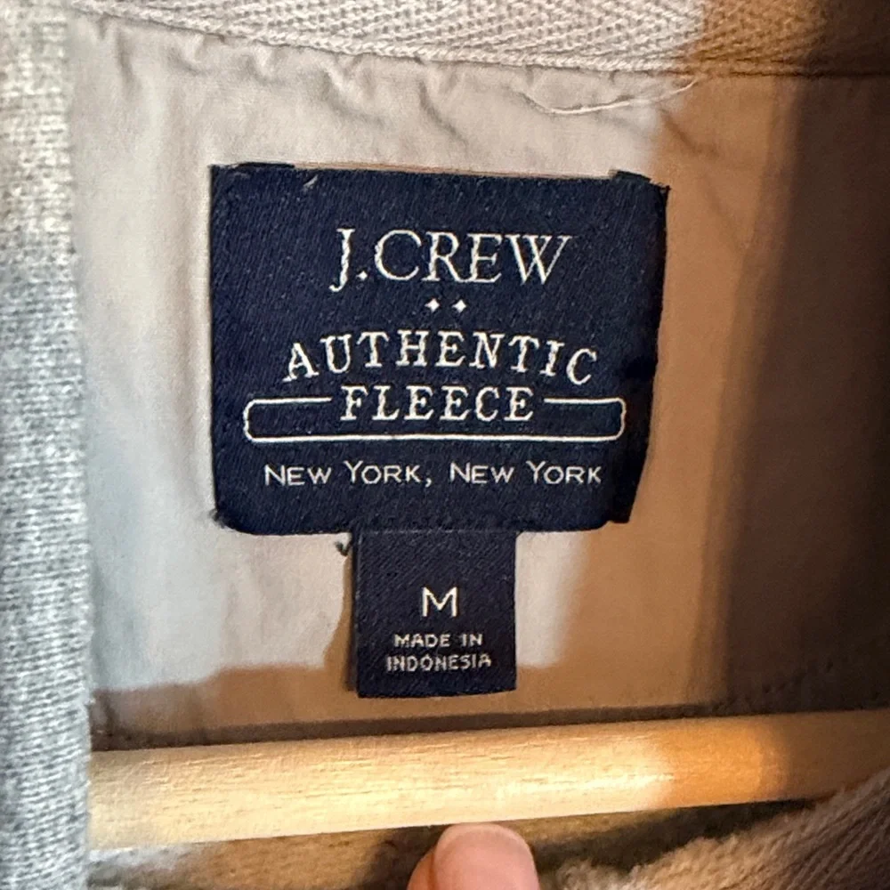 J. Crew Heathered Gray Authentic Fleece Men’s Medium